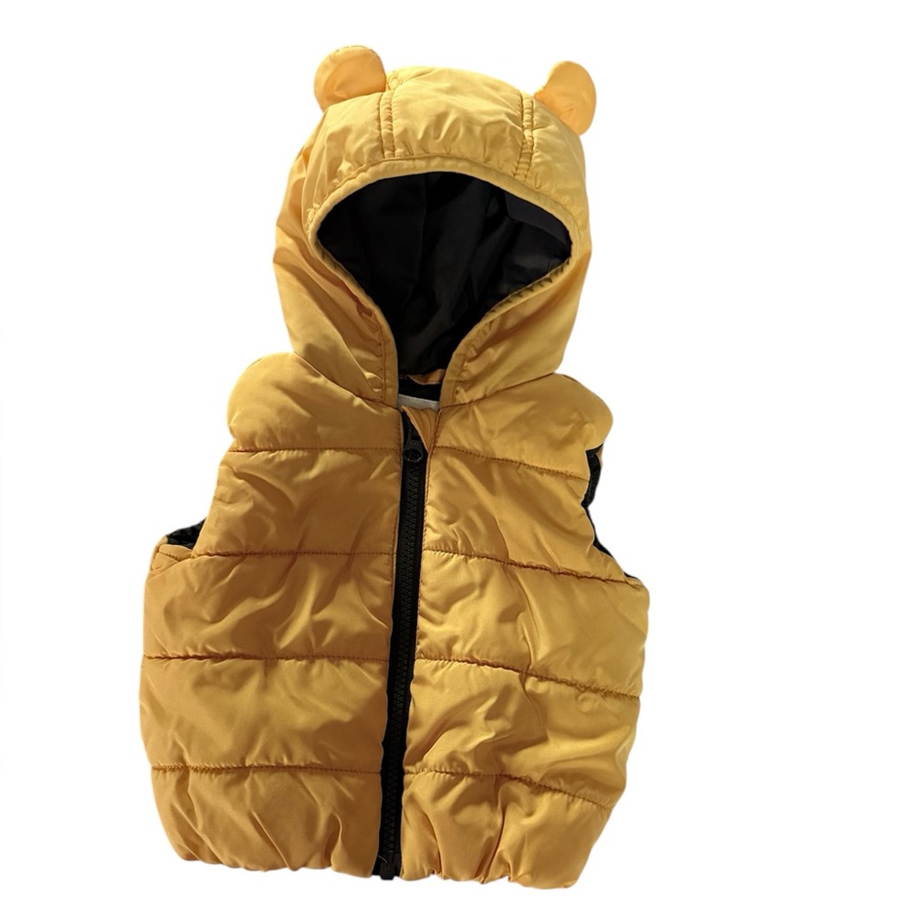 Gymboree Baby Yellow Puffer Vest with Hood